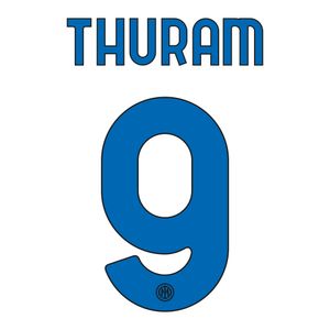 Thuram 9 (Officiële Inter Milan Away Bedrukking 2023-2024)