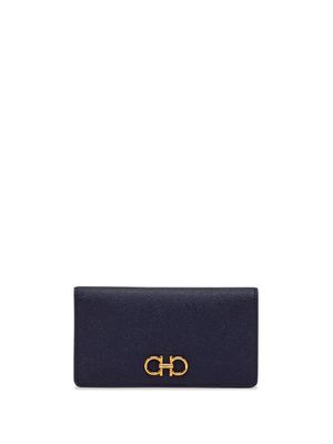 Ferragamo portefeuille Gancini en cuir - Bleu