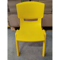 Kunststof Peuter Stoel Geel - thumbnail