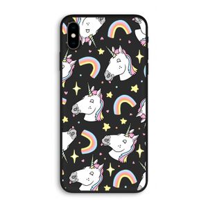 Rainbow Unicorn: iPhone XS Max Biologisch afbreekbaar hoesje