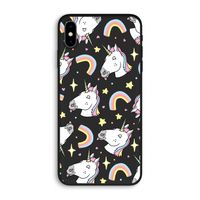 Rainbow Unicorn: iPhone XS Max Biologisch afbreekbaar hoesje