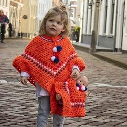 Koningsdag Kinderponcho Haakpakket