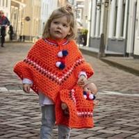 Koningsdag Kinderponcho Haakpakket