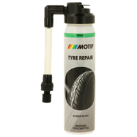 MOTIP cycling tyre repair 75ml. 75ml. geschikt voor het uitvoeren van noodreparaties aan banden.