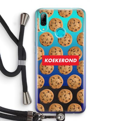 Koekerond: Huawei P Smart (2019) Transparant Hoesje met koord