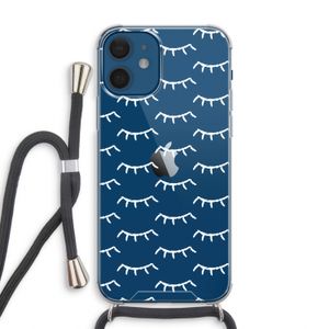 Wimpers: iPhone 12 Transparant Hoesje met koord