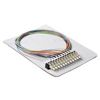 ACT RL9982 LC 9/125 OS2 Fiber Pigtail - 12 stuks - 2 meter