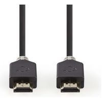 HDMI Kabel | HDMI-HDMI | 8K@60Hz | eARC | Verguld | 1.00 m | PVC | Antraciet