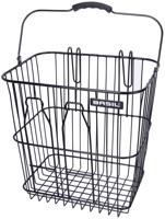 BASIL mand "bottle basket" rear basket bottle basket black