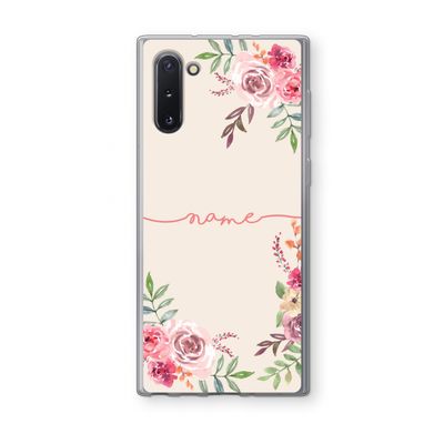 Rozen: Samsung Galaxy Note 10 Transparant Hoesje