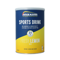 Maxim Sports drinkpowder tins fresh lemon 480 Gram
