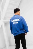 Fearless Blood Crew Sweater Heren Blauw - Maat M - Kleur: Blauw | Soccerfanshop Fearless Blood Crew Sweater Heren Blauw - Maat M - Kleur: Blauw | Soccerfanshop