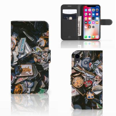 Apple iPhone Xr | Telefoonhoesje met foto | Badges | Portemonnee hoesje