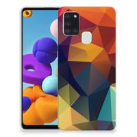 Samsung Galaxy A21s | TPU Hoesje | Polygon Color