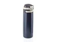 Leifheit 03275 reisdrinkbeker 600 ml Zwart, Blauw Roestvrijstaal