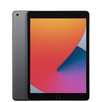 Refurbished iPad 2020 32 GB 4G Space Gray Licht gebruikt