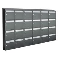Allux Flow Set 6-Breed, 4-Hoog Met Dak Antraciet - 40040065_6x4d