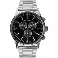 Nixon Sentry Chrono Zilverkleurig Heren horloge