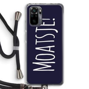 Moatsje!: Xiaomi Redmi Note 10 Pro Transparant Hoesje met koord
