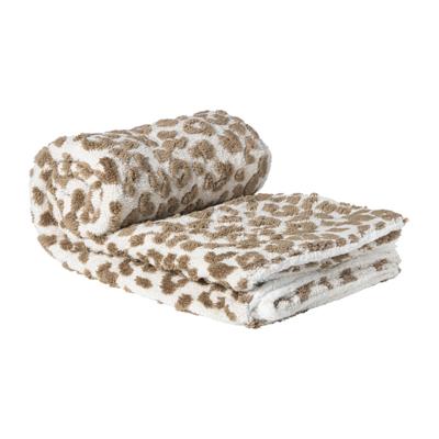 Plaid animal - bruin/beige - 130x170 cm