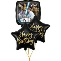 'Ballonnen tros 'Happy Birthday Star Wars''FOR YOU GIFTS