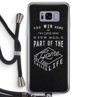 Life: Samsung Galaxy S8 Plus Transparant Hoesje met koord