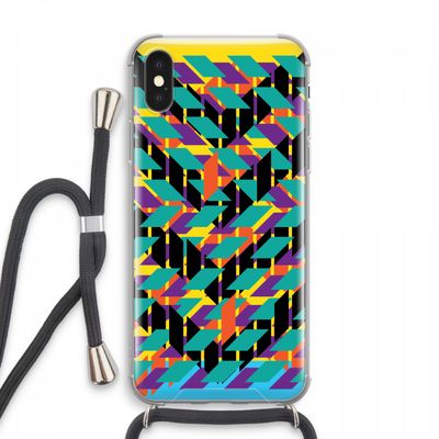 Skew Bee 1: iPhone XS Max Transparant Hoesje met koord