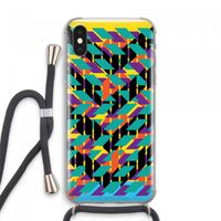 Skew Bee 1: iPhone XS Max Transparant Hoesje met koord