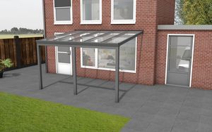 YARD Outdoor Velvetline Veranda 400x300 cm aluminium - Glasdak- - Aluminium- YARD Outdoor