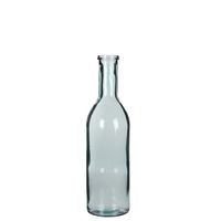 Glazen fles / vaas transparant 50 x 15 cm