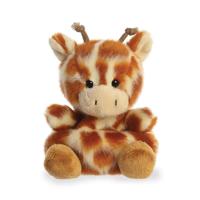 Pluche dieren knuffels giraffe van 13 cm - Knuffeldieren giraffes speelgoed - thumbnail