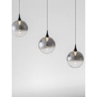 Lyora HanglampOrenda recht 5-lichts smoke glas - 9416963