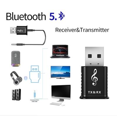 MSD168 2 in 1 Bluetooth zender ontvanger Mini 3 5 mm AUX stereo draadloze Bluetooth 5 0 adapter voor auto TV PC MP3
