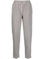 Circolo 1901 pantalon en coton mélangé à taille élastiquée - Gris