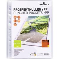 Durable Showtassen PREMIUM rPP DIN A4 Kringloop kunststof, Polypropyleen Transparant 268419 100 stuk(s)
