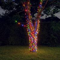 VidaXL Lichtsnoeren 2 st 2x200 led's solar binnen/buiten meerkleurig VidaXL Lichtsnoeren 2 st 2x200 led's solar binnen/buiten meerkleurig