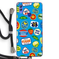 Fruitsticker: Honor Note 10 Transparant Hoesje met koord