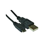 LogiLink USB-kabel USB 2.0 USB-A stekker, USB-micro-B stekker 1.80 m Zwart CU0034 - thumbnail