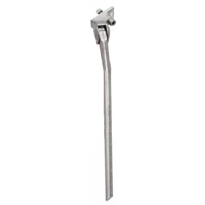 Fietsstandaard Simson Basic smalle plaat 28 inch - zilver