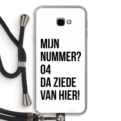 Da ziede van hier: Samsung Galaxy J4 Plus Transparant Hoesje met koord