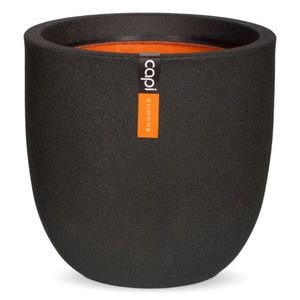 Capi bloempot urban smooth 54x52 cm zwart kbl935