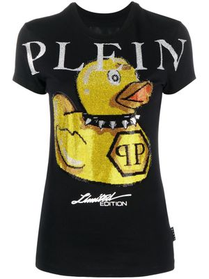 Philipp Plein t-shirt Duck Stones à encolure ronde - Noir