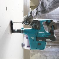 Makita DHR243RTJW 18 Volt combihamer met verwisselbare boorkop met stofafzuiging | 18v 5.0Ah in M-box - DHR243RTJW - thumbnail