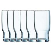 Longdrink glazen - 6x - transparant - 290 ml - Campus - drinkglazen - longdrinkglazen