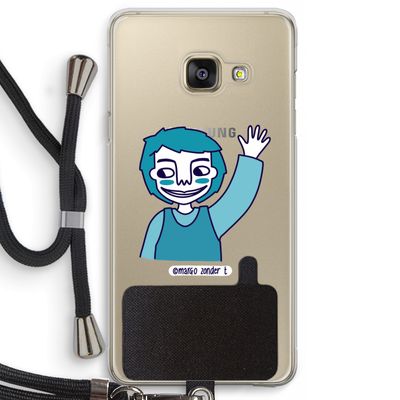 Zwaai: Samsung Galaxy A3 (2016) Transparant Hoesje met koord
