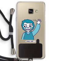 Zwaai: Samsung Galaxy A3 (2016) Transparant Hoesje met koord