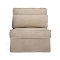 Rivièra Maison Modulaire Bank 'Metropolis' Center, Cotton, kleur Naturel - thumbnail