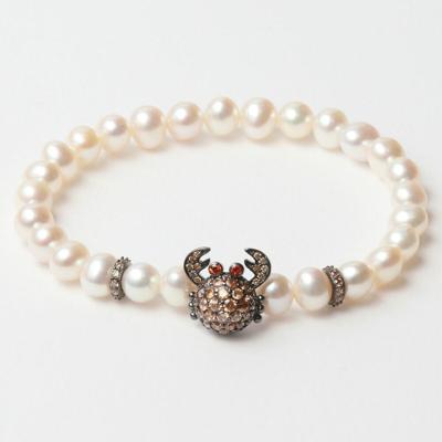 Lancaster JLA-BR-CRAB-4-WH 16 mm Dames armband