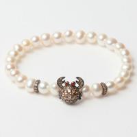 Lancaster JLA-BR-CRAB-4-WH 16 mm Dames armband