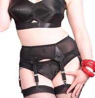 Maitresse Suspender Belt Nouveau Narrow, Black-S | 19% korting - thumbnail